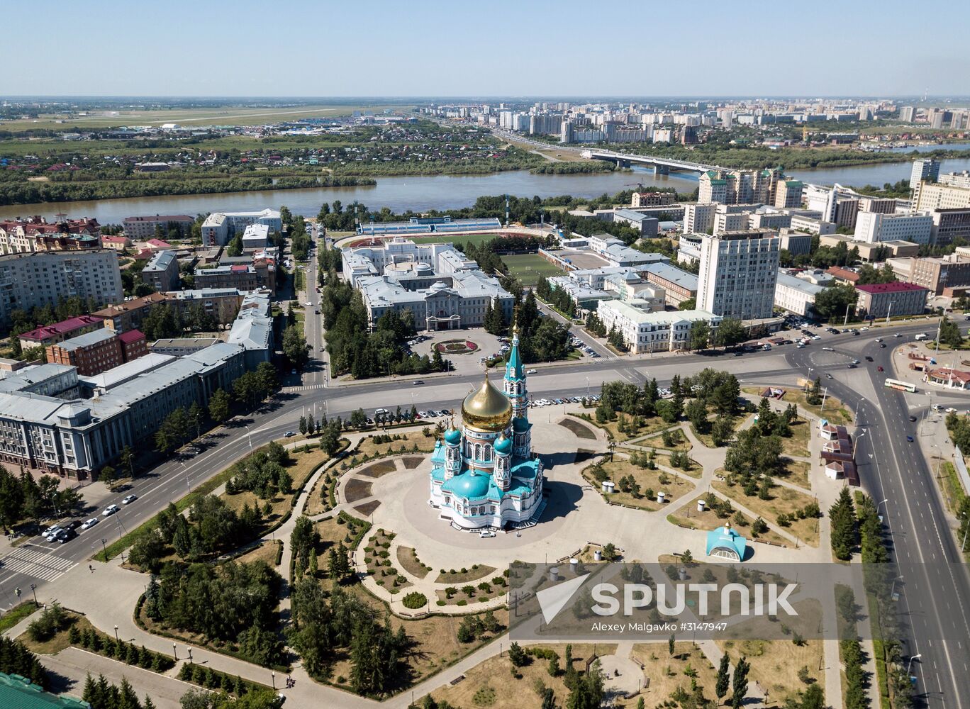 Russian cities. Omsk