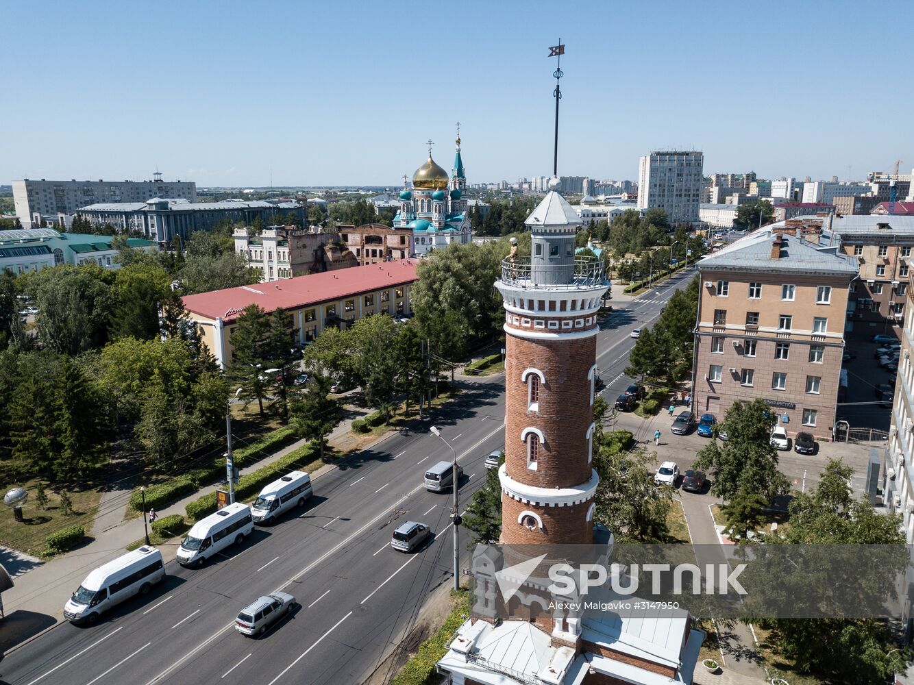 Russian cities. Omsk