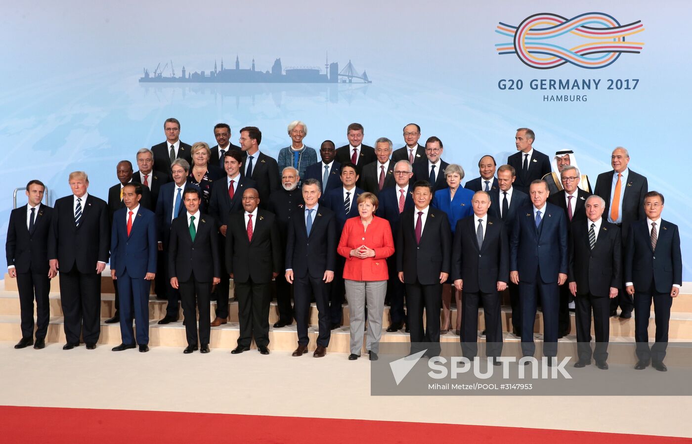 President Vladimir Putin attends G20 summit in Hamburg