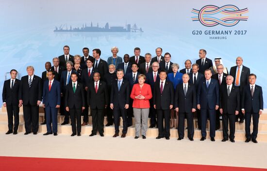 President Vladimir Putin attends G20 summit in Hamburg