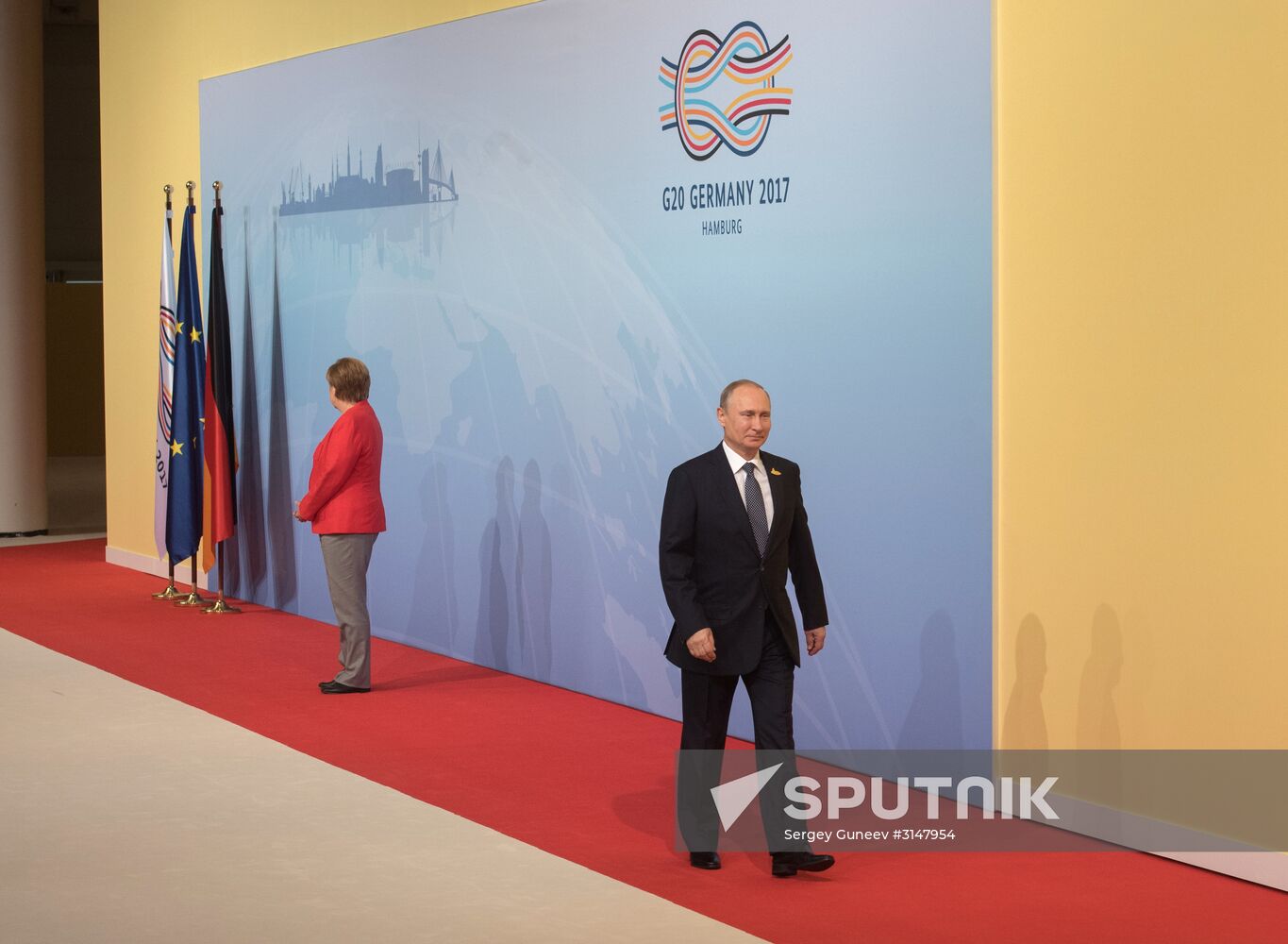 President Vladimir Putin attends G20 summit in Hamburg