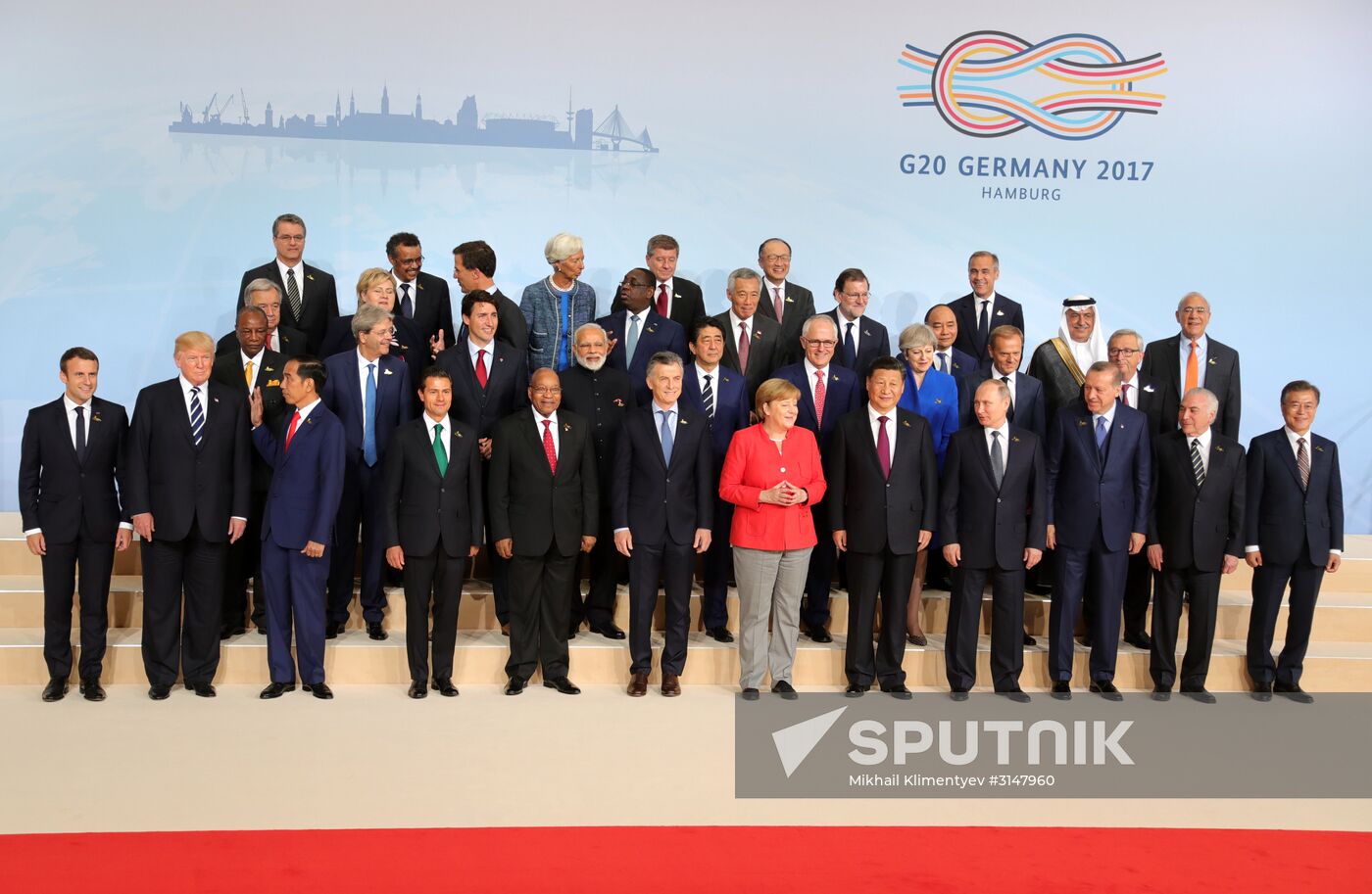 President Vladimir Putin attends G20 summit in Hamburg