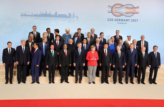 President Vladimir Putin attends G20 summit in Hamburg