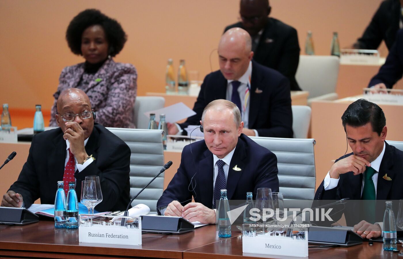 President Vladimir Putin attends G20 summit in Hamburg