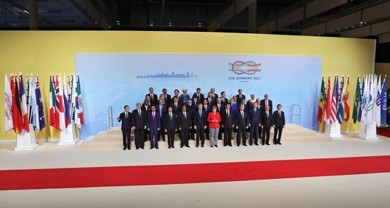 President Vladimir Putin attends G20 summit in Hamburg