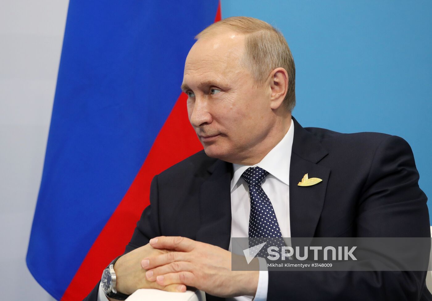 President Vladimir Putin attends G20 summit in Hamburg