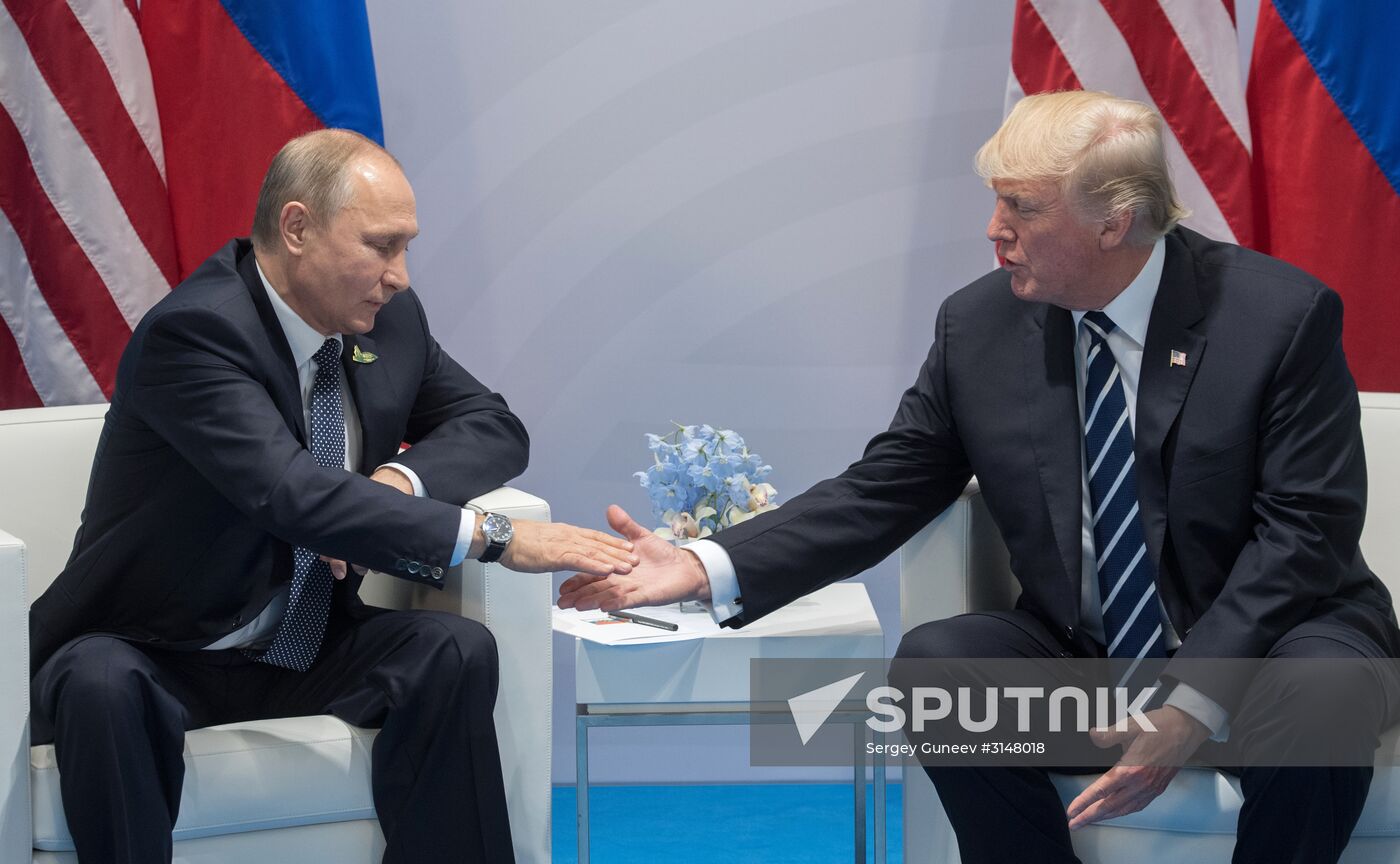 President Vladimir Putin attends G20 summit in Hamburg