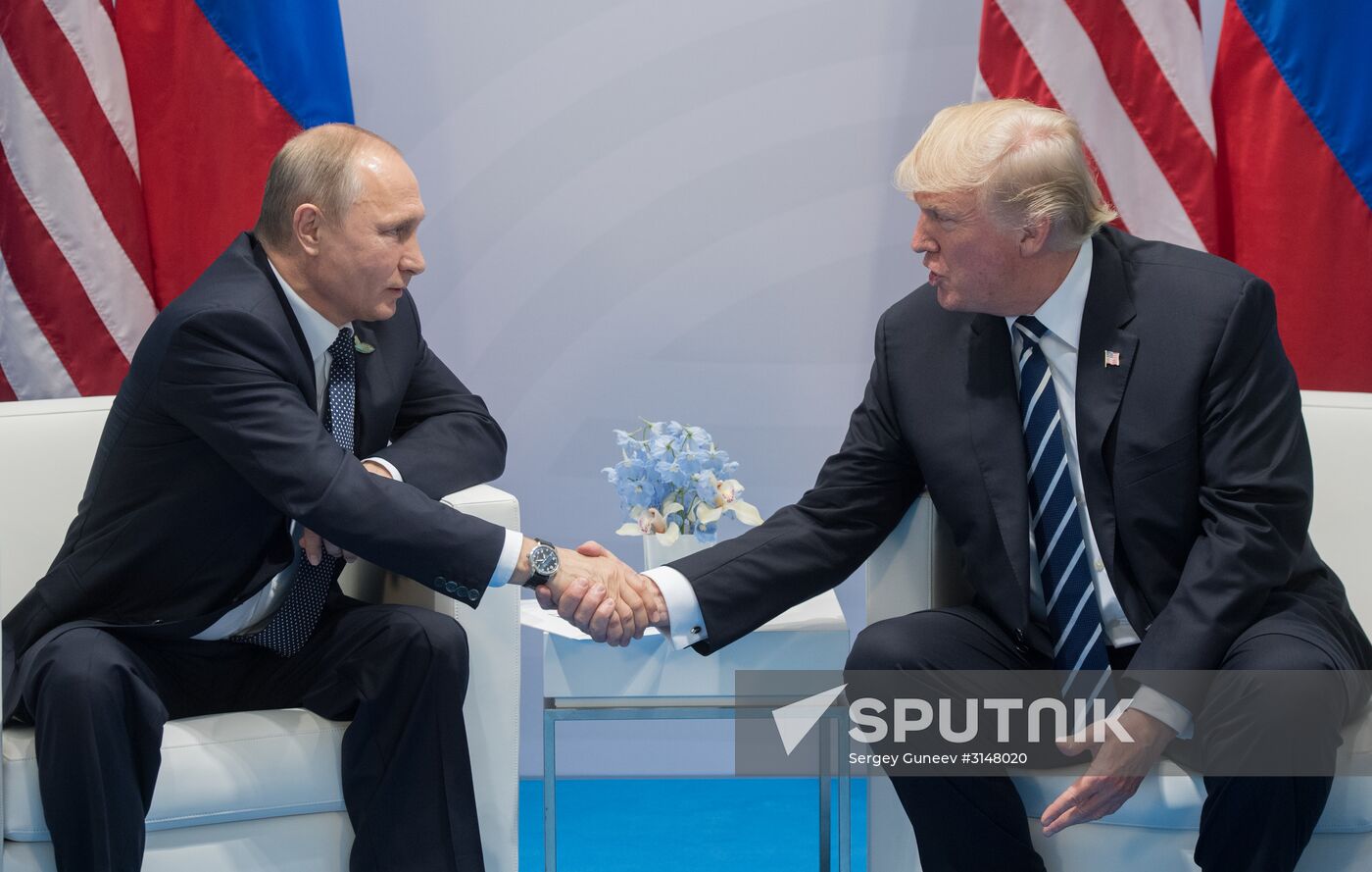 President Vladimir Putin attends G20 summit in Hamburg