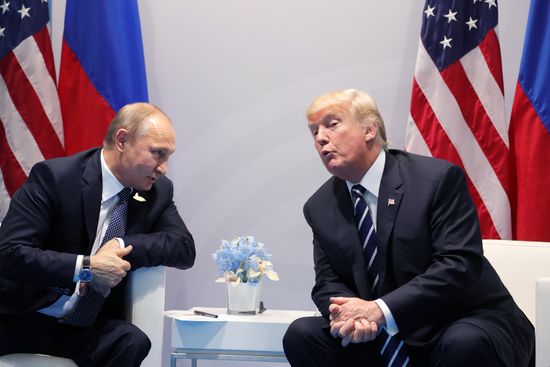 President Vladimir Putin attends G20 summit in Hamburg