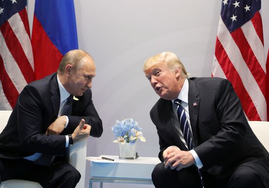 President Vladimir Putin attends G20 summit in Hamburg