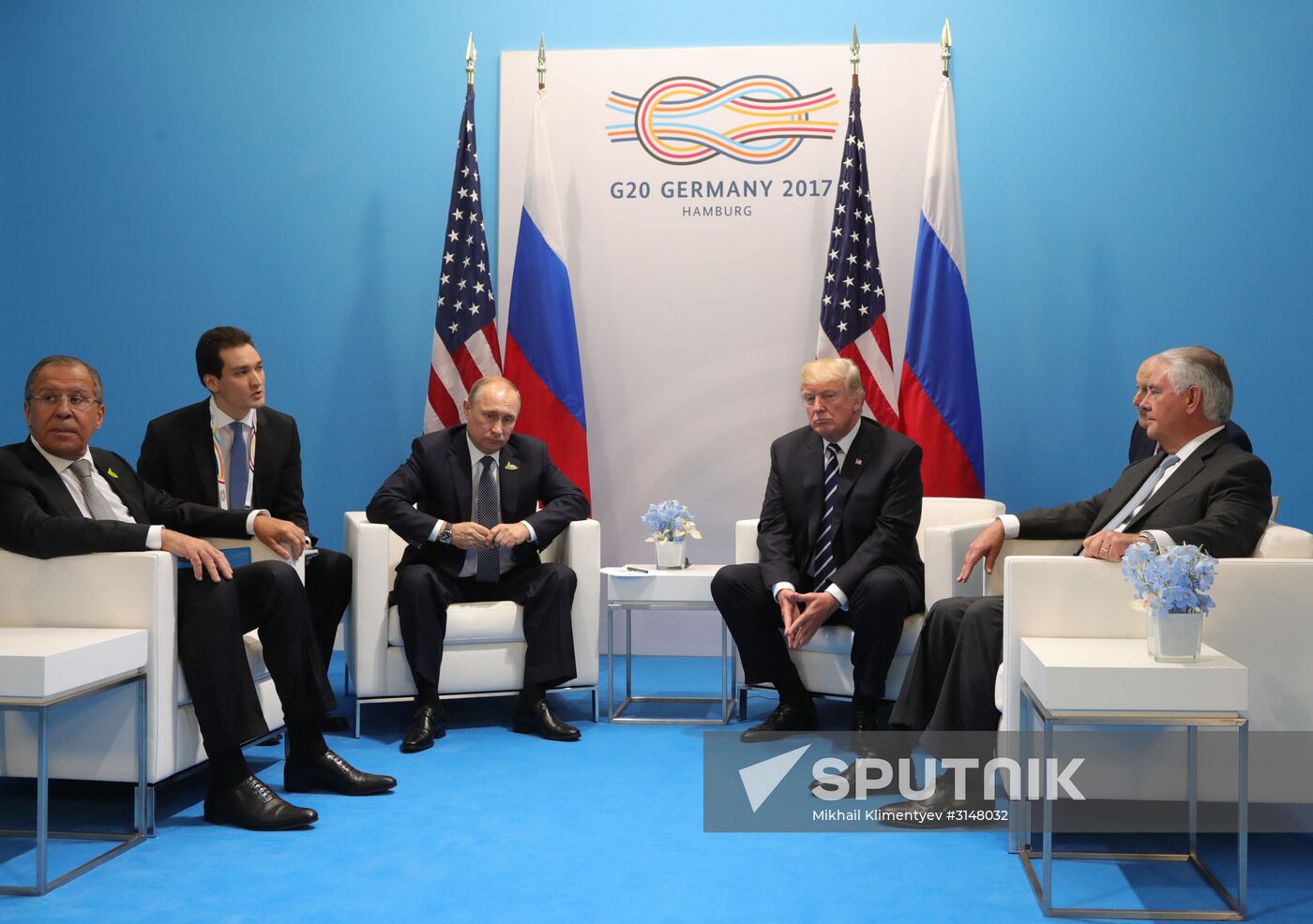 President Vladimir Putin attends G20 summit in Hamburg
