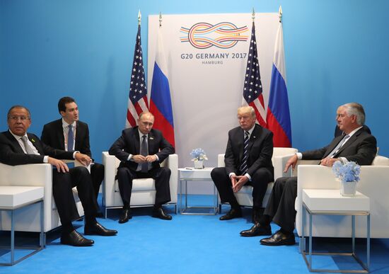 President Vladimir Putin attends G20 summit in Hamburg