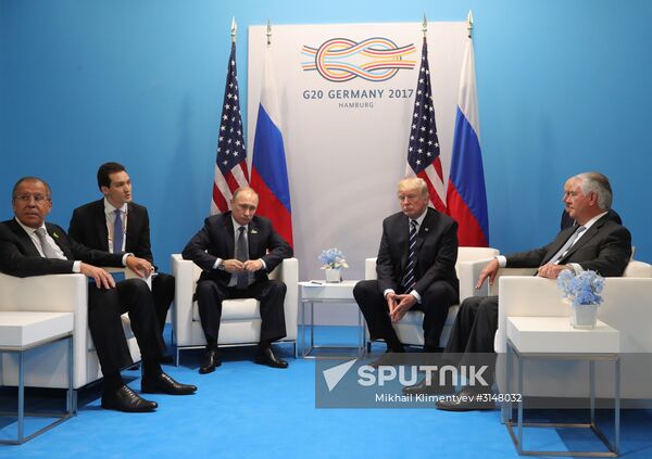 President Vladimir Putin attends G20 summit in Hamburg