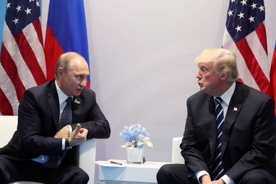President Vladimir Putin attends G20 summit in Hamburg
