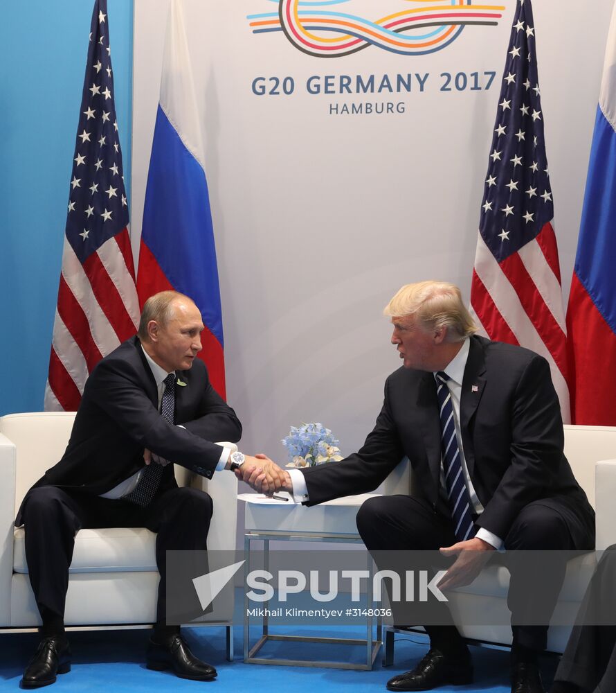 President Vladimir Putin attends G20 summit in Hamburg