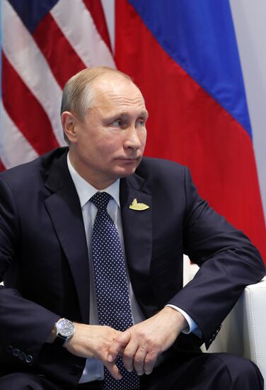 President Vladimir Putin attends G20 summit in Hamburg