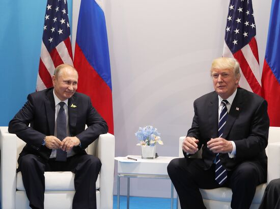 President Vladimir Putin attends G20 summit in Hamburg