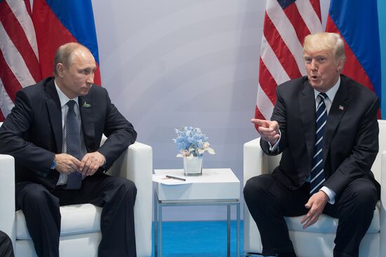 President Vladimir Putin attends G20 summit in Hamburg