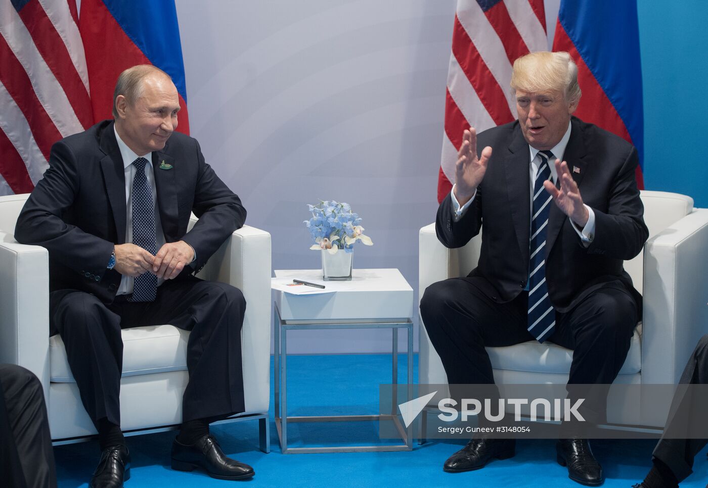President Vladimir Putin attends G20 summit in Hamburg