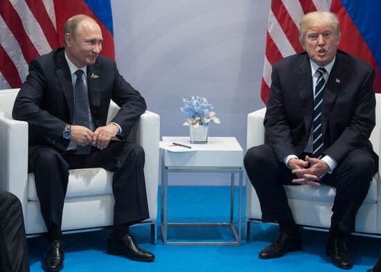 President Vladimir Putin attends G20 summit in Hamburg