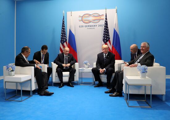President Vladimir Putin attends G20 summit in Hamburg