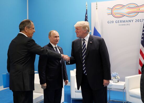 President Vladimir Putin attends G20 summit in Hamburg