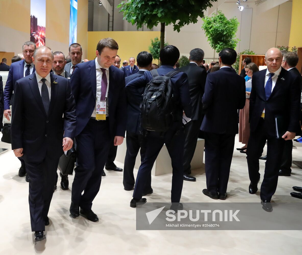 President Vladimir Putin attends G20 summit in Hamburg