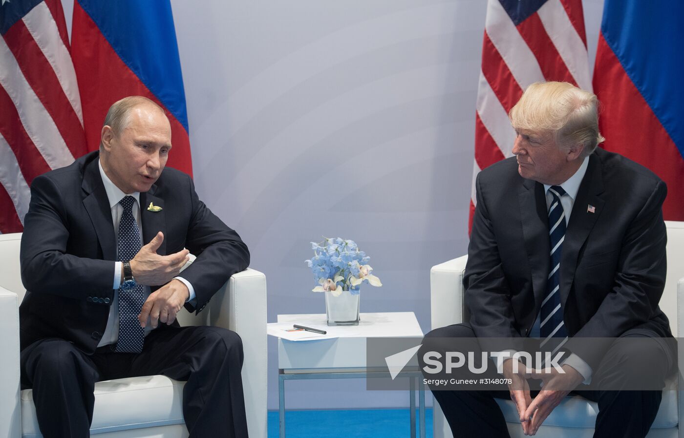 President Vladimir Putin attends G20 summit in Hamburg