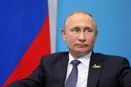President Vladimir Putin attends G20 summit in Hamburg