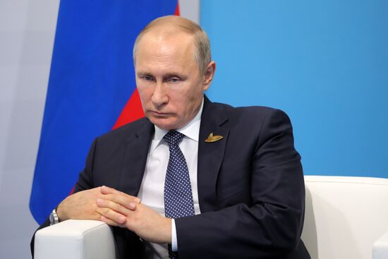 President Vladimir Putin attends G20 summit in Hamburg