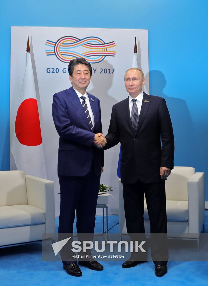 President Vladimir Putin attends G20 summit in Hamburg