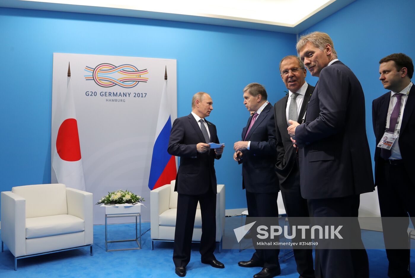 President Vladimir Putin attends G20 summit in Hamburg