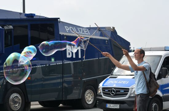 Protests in Hamburg