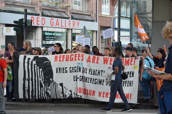 Protests in Hamburg