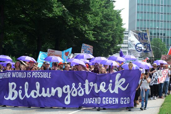 Protests in Hamburg
