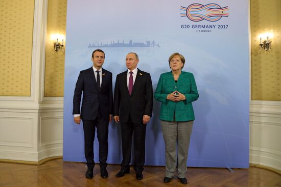 President Vladimir Putin attends G20 summit in Hamburg