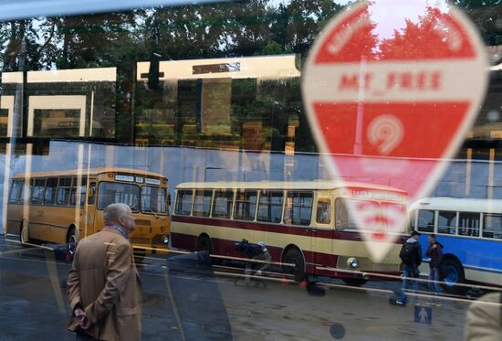 Moscow transport day