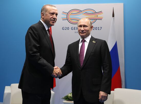 President Vladimir Putin attends G20 summit in Hamburg