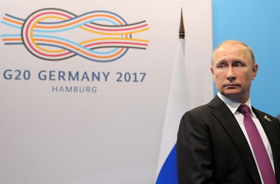 President Vladimir Putin attends G20 summit in Hamburg