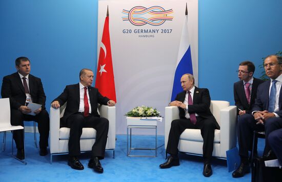 President Vladimir Putin attends G20 summit in Hamburg