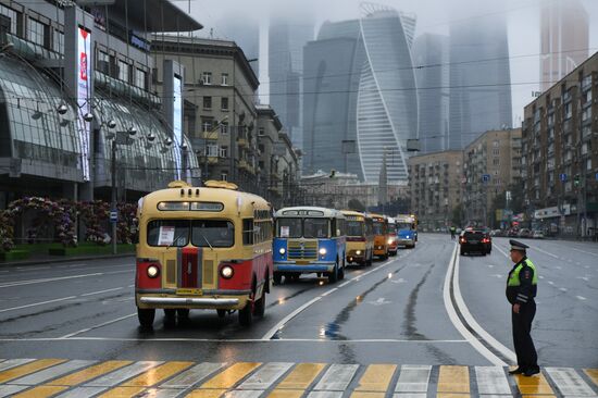Moscow transport day