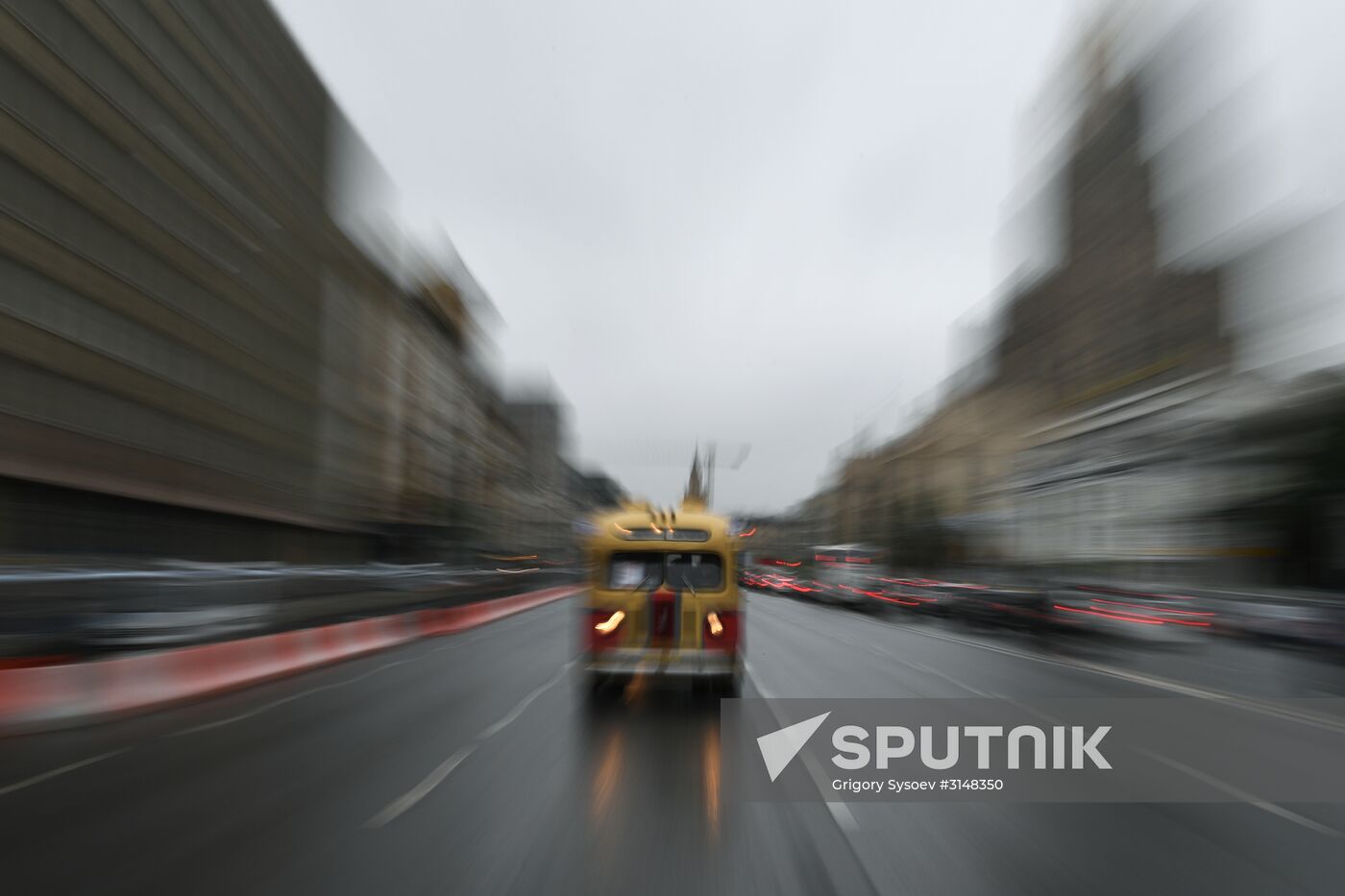 Moscow transport day
