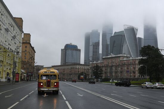 Moscow transport day
