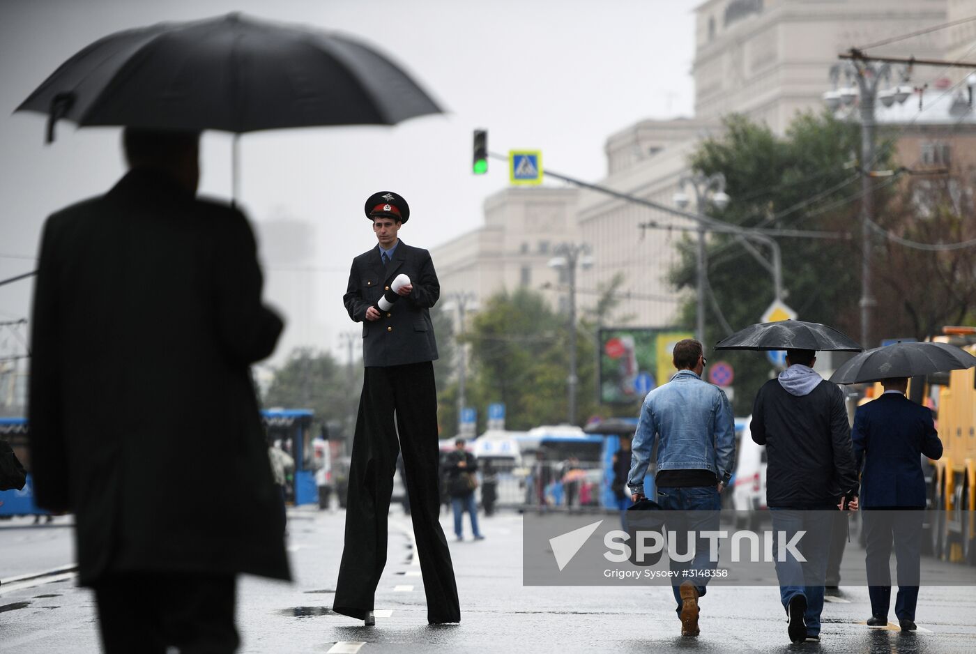 Moscow transport day