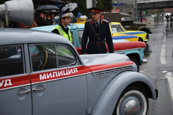 Moscow transport day
