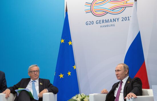 President Vladimir Putin attends G20 summit in Hamburg
