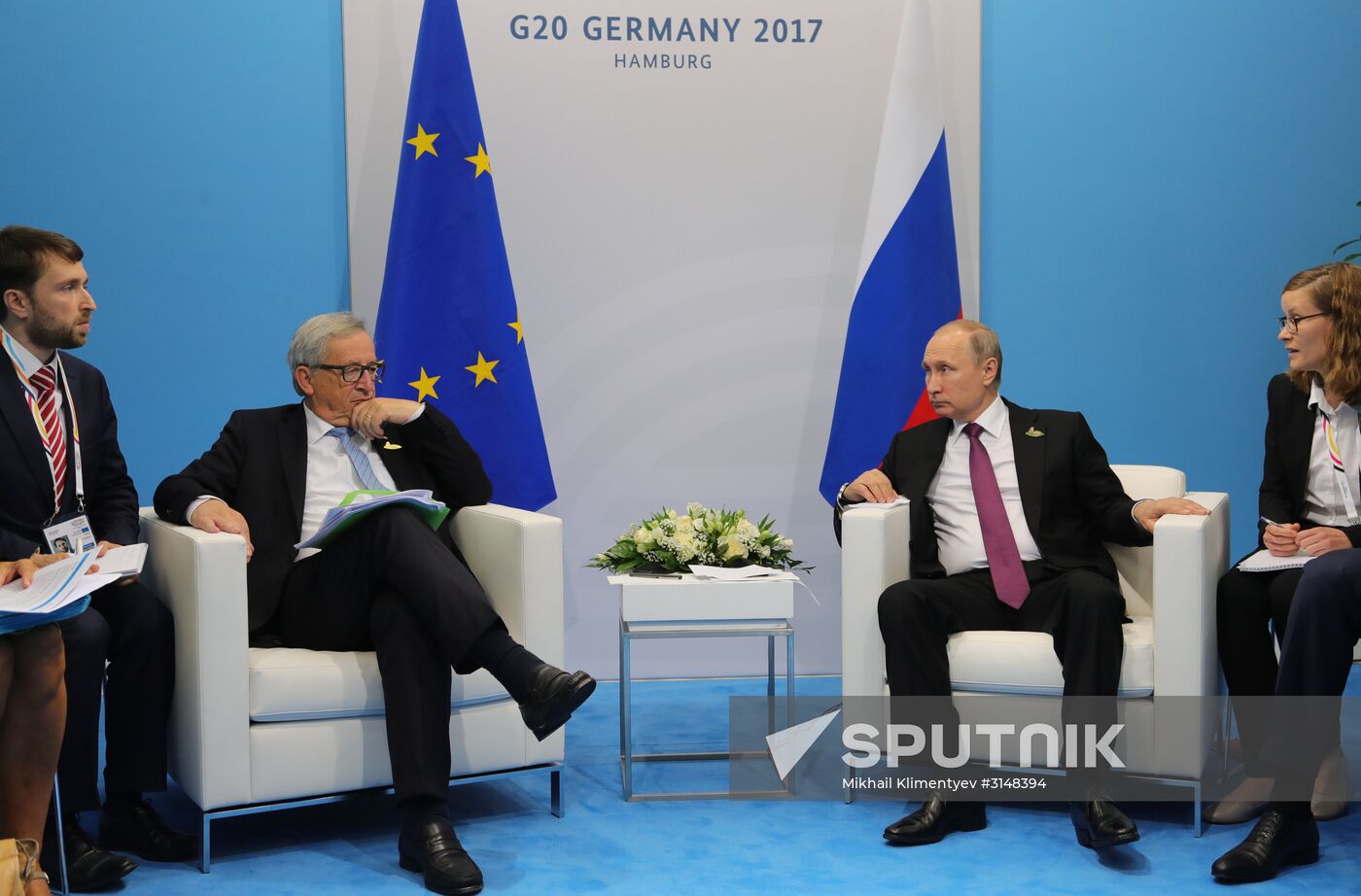 President Vladimir Putin attends G20 summit in Hamburg