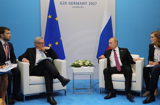 President Vladimir Putin attends G20 summit in Hamburg