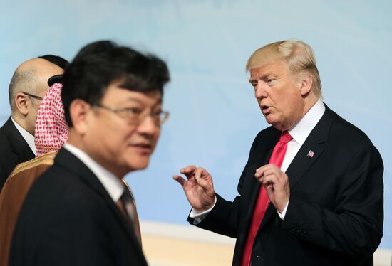 President Vladimir Putin attends G20 summit in Hamburg