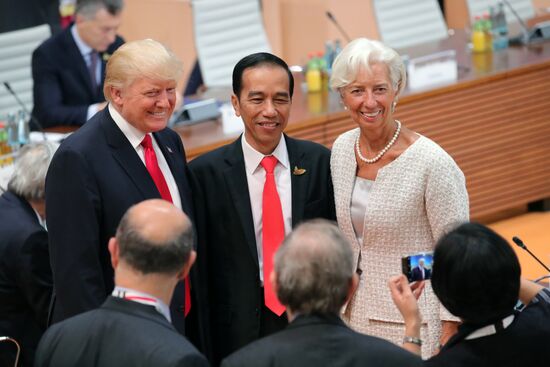 President Vladimir Putin attends G20 summit in Hamburg